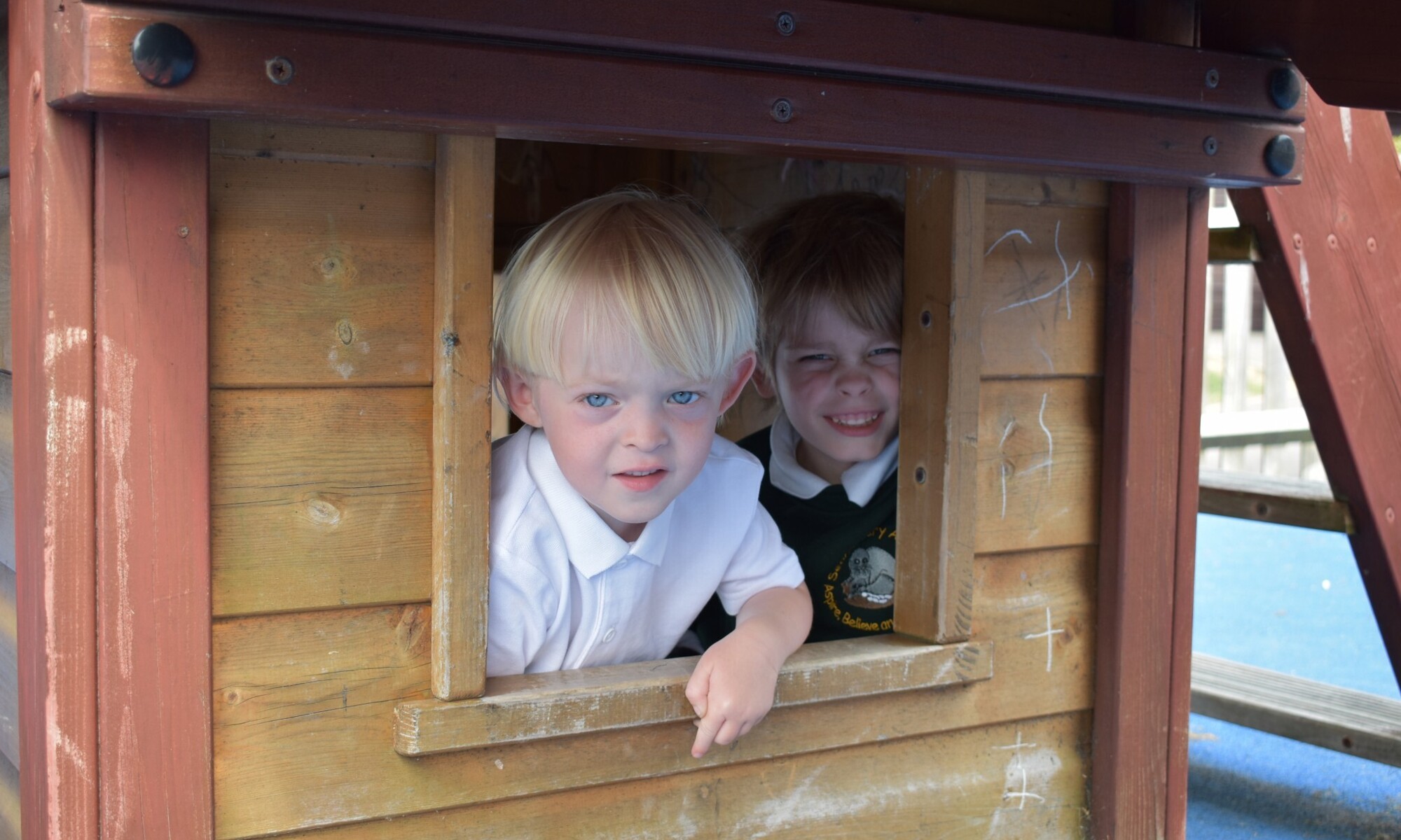 Playing in the house